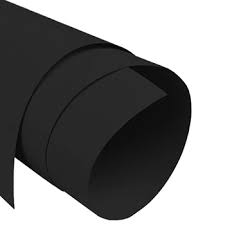 Pliego cartulina española negro