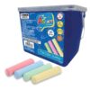 TIZA JUMBO 20 PCS BALDE PLASTICO ART & CRAF