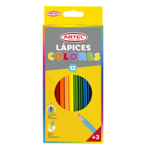 Est 12 Lapiz Color Artel Largos
