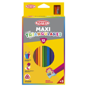 Est. 12 Lapices de colores Maxi Artel 5m