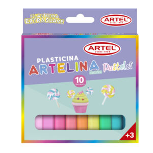 Plasticina Pastel 10 Unidades