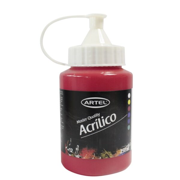 Acrílico Artel 250ml carmin 887
