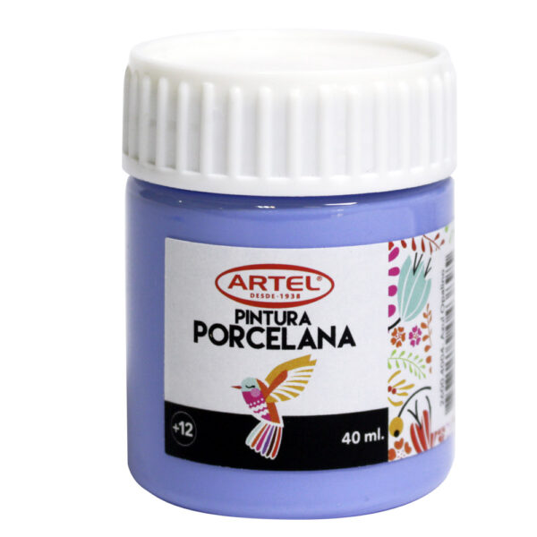 Fco 40ml Pintura Porcelana Azul Opalina