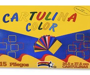 Estuche Cartulinas surtidas 15 pliegos - Halley