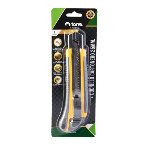 BL. CUCHILLO CARTONERO XL 25 MM TORRE