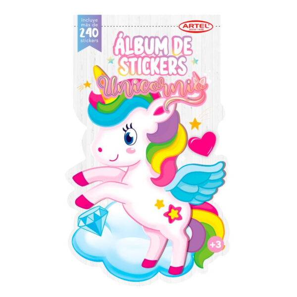 Album 250 Stickers Unicornio