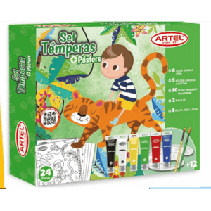 Set de témperas Animales