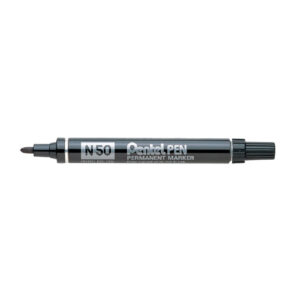 Marcador permanente PENTEL N50 negr redo