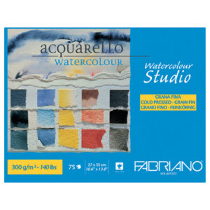 Bl. Fabriano Studio Acuarela 27x35cm.75h