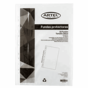 FUNDAS PROTECTORA ARTEL CARTA 10 UNID