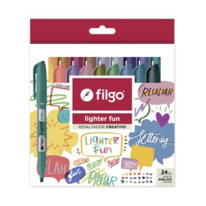 Destacador creativo fino LIGHTER FUN / Estuche 24