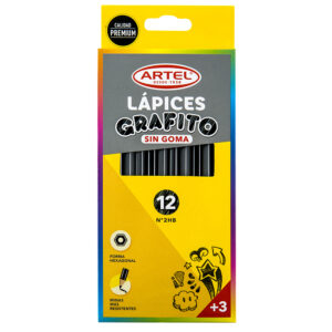 Est12 Lapiz GrafArtel 2 HB Hexagon S/G
