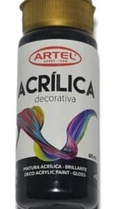 Fco 60ml Pin Acril Deco Negro 200