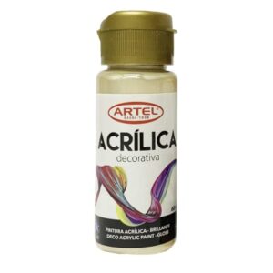 Fco 60ml Pin Acril Deco Meta Oro Bco 991