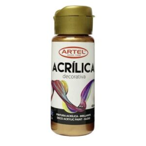 Fco 60ml Pin Acril Deco Metal Bronce 992