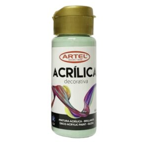 Fco 60ml Pin Acril Deco Pastel Verde 302