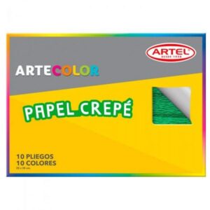 Artecolor Papel Crepe 10 Piegos 25x35 cm