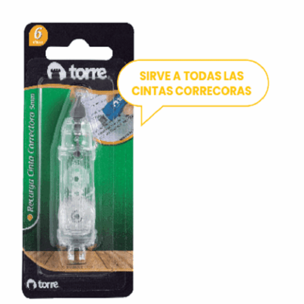 BL. REPUESTO CINTA CORRECTORA 1 UNI TORRE