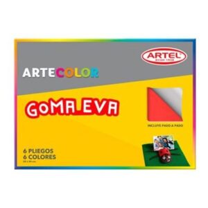 Artecolor Goma Eva 6 pliegos / colors