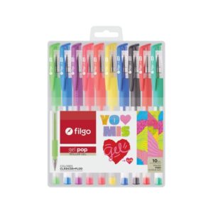 Roller gel GEL POP / Estuche 10 surtido