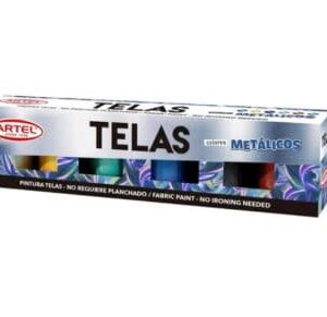 Est Pint Telas Metalica 6 col 15ml