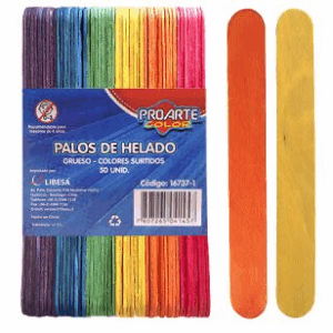PALOSdeHELADOS PROARTE COLOR GRUESO B/50uni