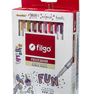 Resaltador creativo MULTILIGHTER DOBLE PUNTA / Estuche 20 fun