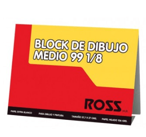 BLOCK ROSS N° 99 1/8 10 H 106 G 37,7x27 CM