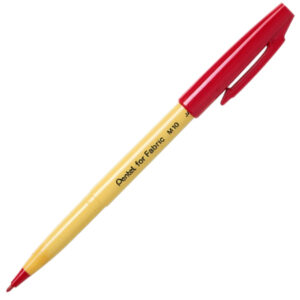 Marcador Pentel para tela rojo (Ropa)