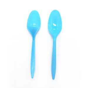 Cucharas plasticas 20und Celeste - Funny